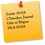 Soirée 2024L’Omnibus Journal Orbe et Région 26.4.2024